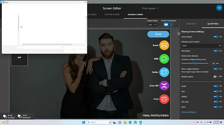 DSLR Photobooth Software version 7 Tutorial | How to Create a Custom User Interface & Template