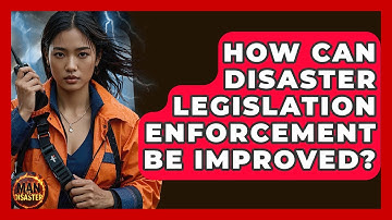 How Can Disaster Legislation Enforcement Be Improved? - Man vs. Disaster