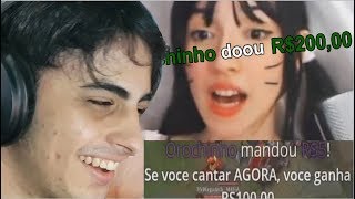 Doando Para Streamers Me Obedecerem