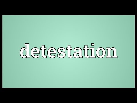 Detestation Meaning