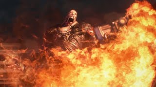 Resident Evil 3 - Nemesis Boss Fight: Demolition Site Rooftop Inferno Difficulty / No Damage