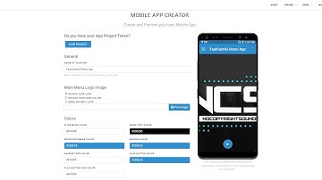 Create a Mobile App for your Radio using App Creator