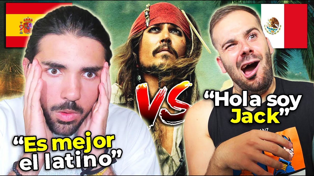 🇪🇸 2 ESPAÑOLES REACCIONAN AL DOBLAJE LATINO VS ESPAÑOL 🇲🇽 DE PIRATAS DEL CARIBE - NoMeDuchoGT