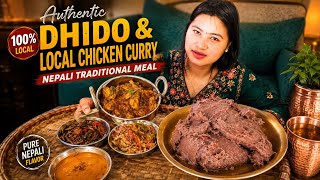 ढिँडो र कुखुराको मासु || 🍲 **Authentic Nepali Dhido & Chicken Curry Recipe** 🍗 screenshot 5