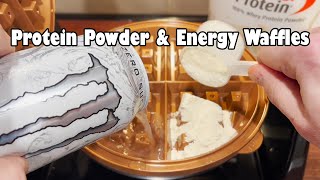 Pure Protein Powder and Energy Belgian Waffles