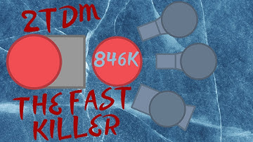 Diep.io   -  The Fast Killer  -  846k Bullet Annihilator (2tdm)