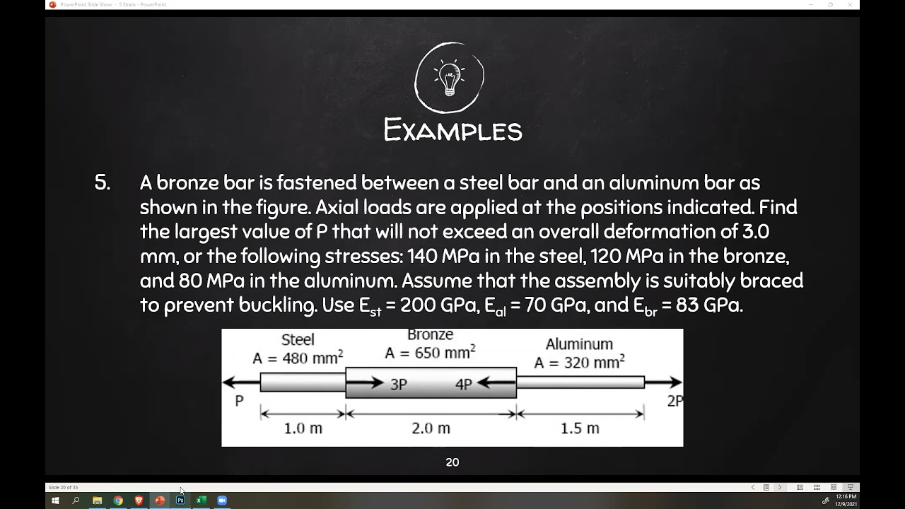 Strength of Materials Lesson 5 Strain (2/3) YouTube