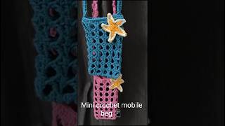 crochet mobile pouch💙Cute, stylish &amp; super useful😍Perfect for everyday use#crochet#trending#shorts