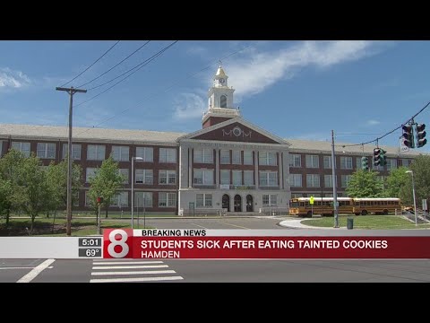 5 Hamden High School students hospitalized due to tainted cookies, teen arrested