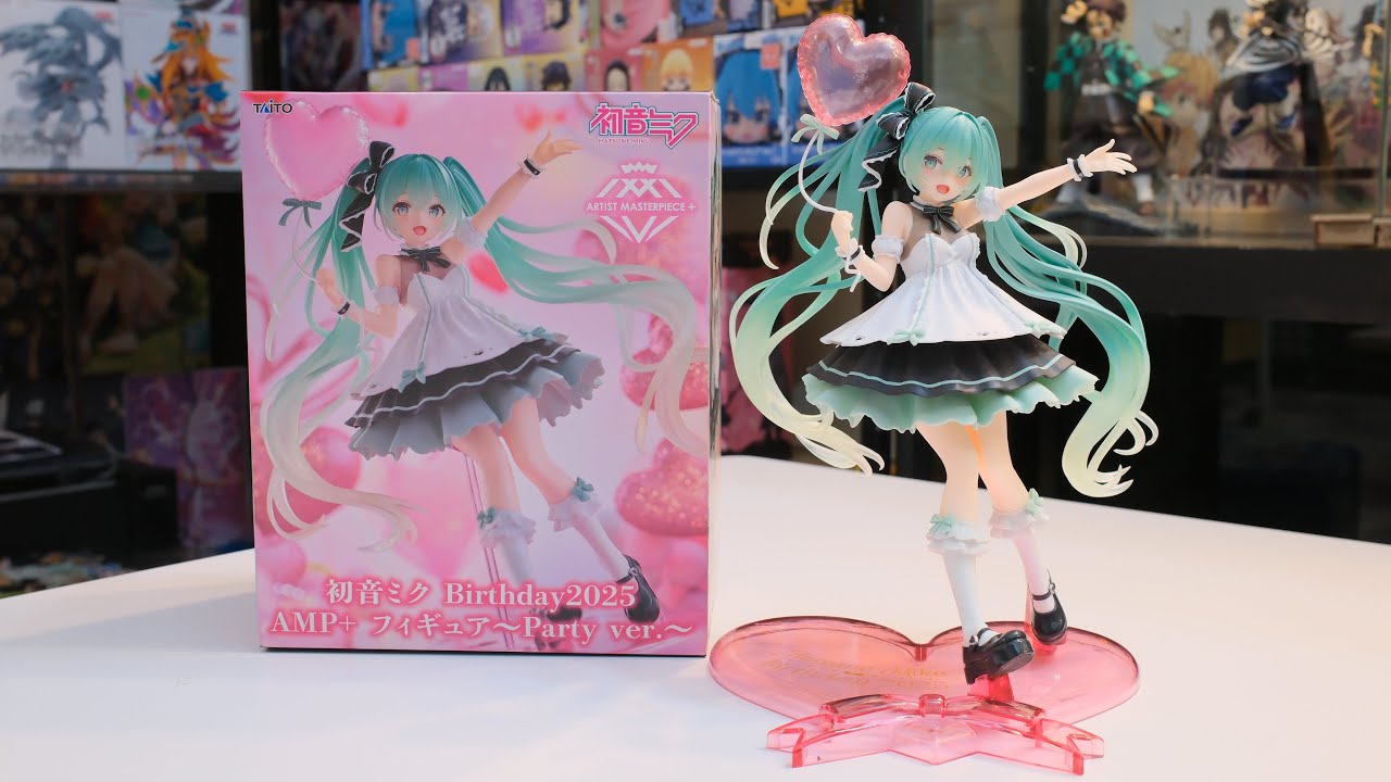 Unboxing 💕 Hatsune Miku Birthday 2025 Party Ver. AMP+ TAITO - YouTube