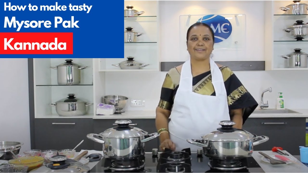 AMC Cookware | Mysore Pak and Avarekai Pongal | In Kannada | Karnataka Special Recipes