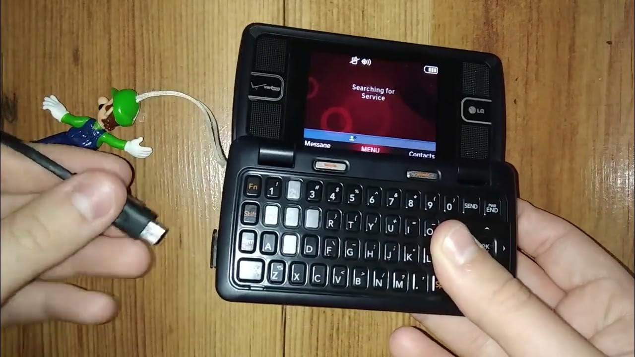 LG enV2 Charging YouTube