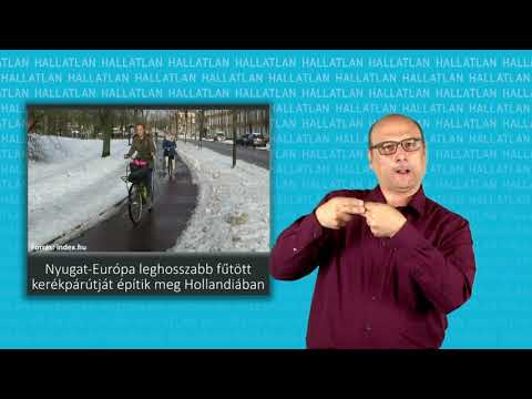 Videó: Hollandia építi meg Európa leghosszabb fűtött kerékpárútját