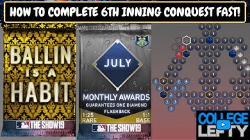 How to Complete the 6th Inning Conquest Fast! Hidden Rewards & Free Diamond Player!
