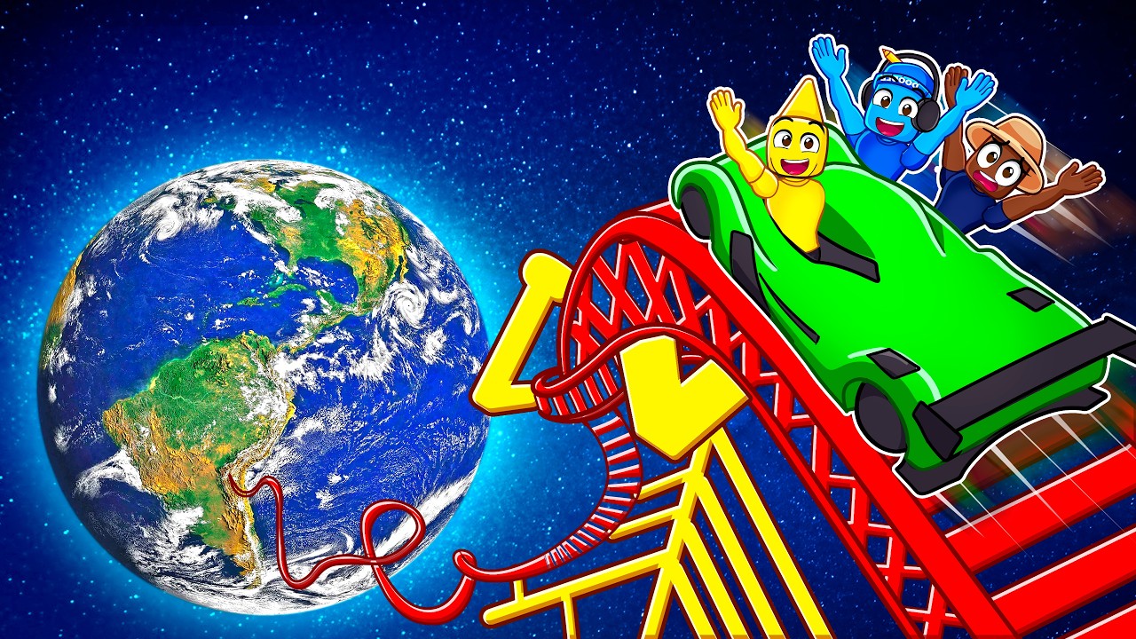 GIANT ROLLERCOASTER RACE In GTA 5..