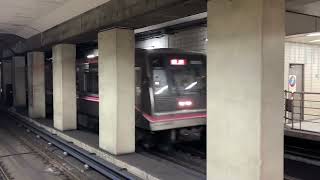 Osaka Metro千日前線25系16編成回送電車通過シーン