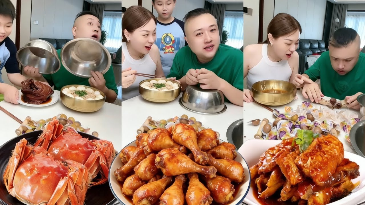 蠢老公自以为聪明抢走所有鸡腿，不料我早有打算，看着空盘子他气哭了！