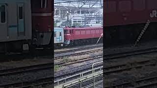 大宮操車場にEF81-139[尾](ゲザンク)牽引のE231系800番台八ﾐﾂK-7編成AT出場が停車中