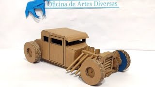 como fazer hot Rod 1929  com papelão