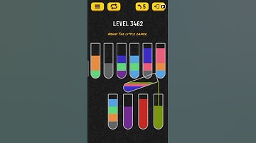 Water sort puzzle level 3462