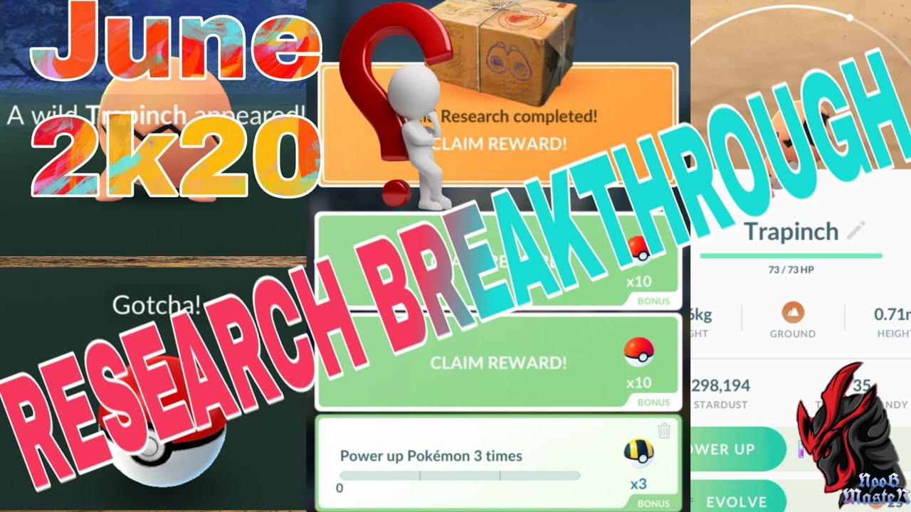 Research BREAKTHROUGH June 2020 | Pokémon Encounter | Pokémon Go | [ 03/06/2020 ]