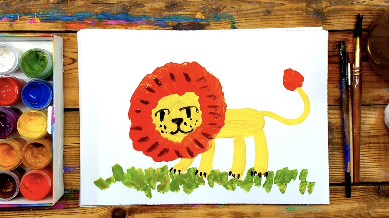 Рисунки с детьми 7 лет красками