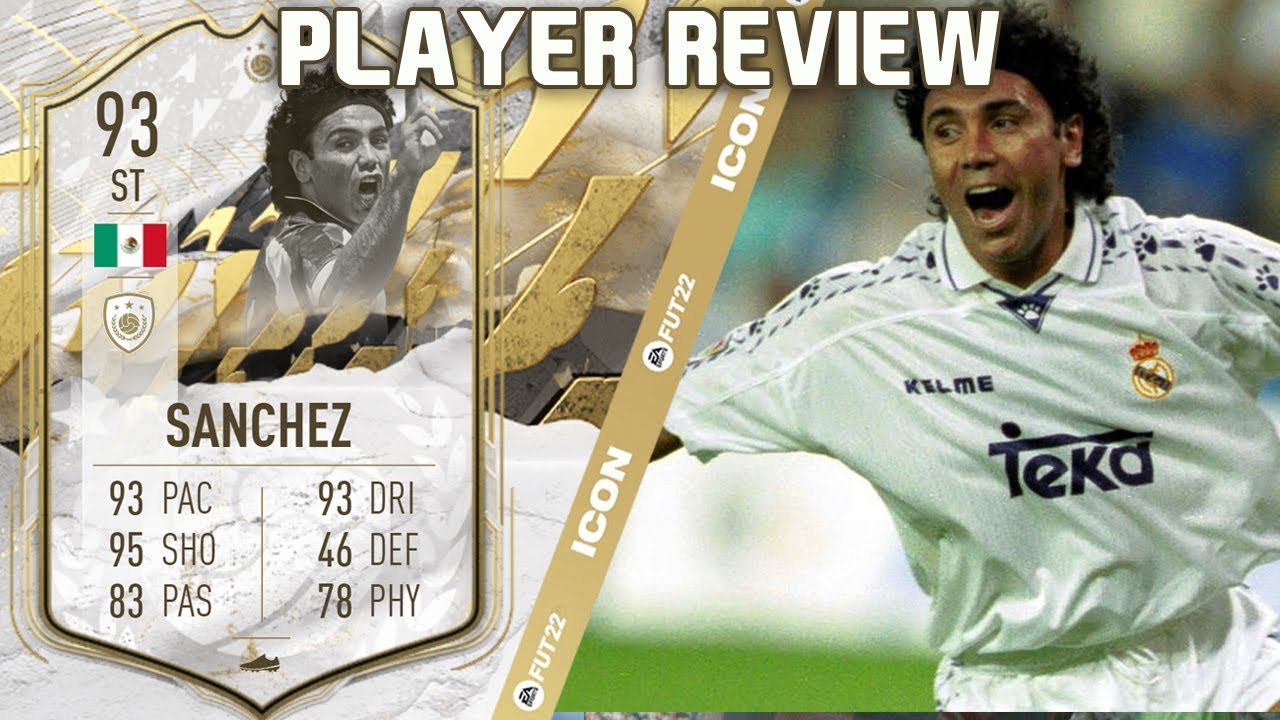 HUGOL! ⚽ 93 ICON MOMENTS HUGO SANCHEZ PLAYER REVIEW! FIFA 22 ULTIMATE TEAM