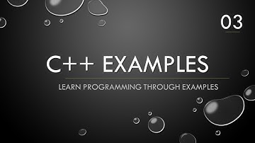 C++ Example 03 - Input, output with getline