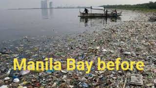 Manila Bay Noon at NGayon (before and after)