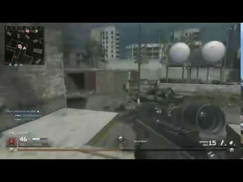 COD4 quick scoping action.