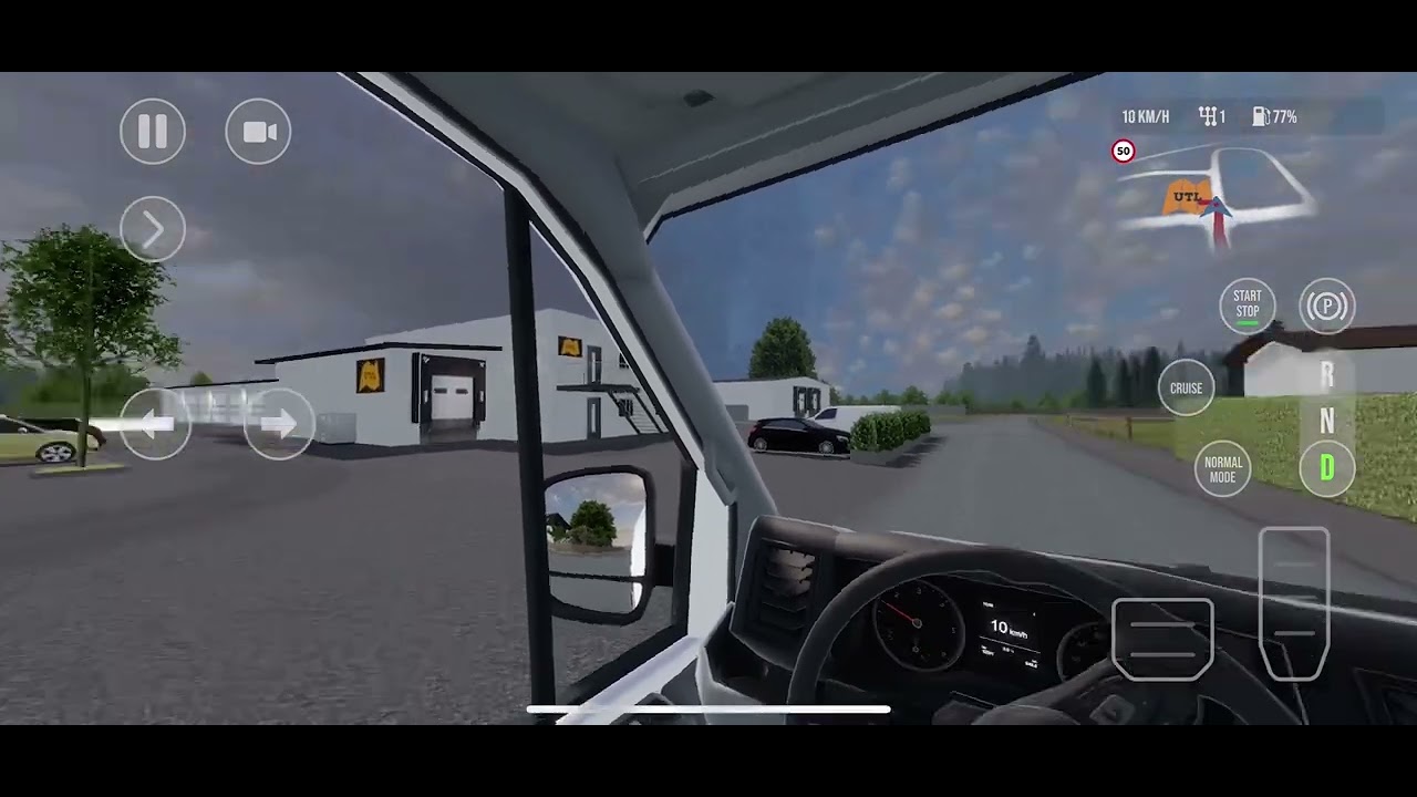 Driving simulator mobile gameplay - YouTube