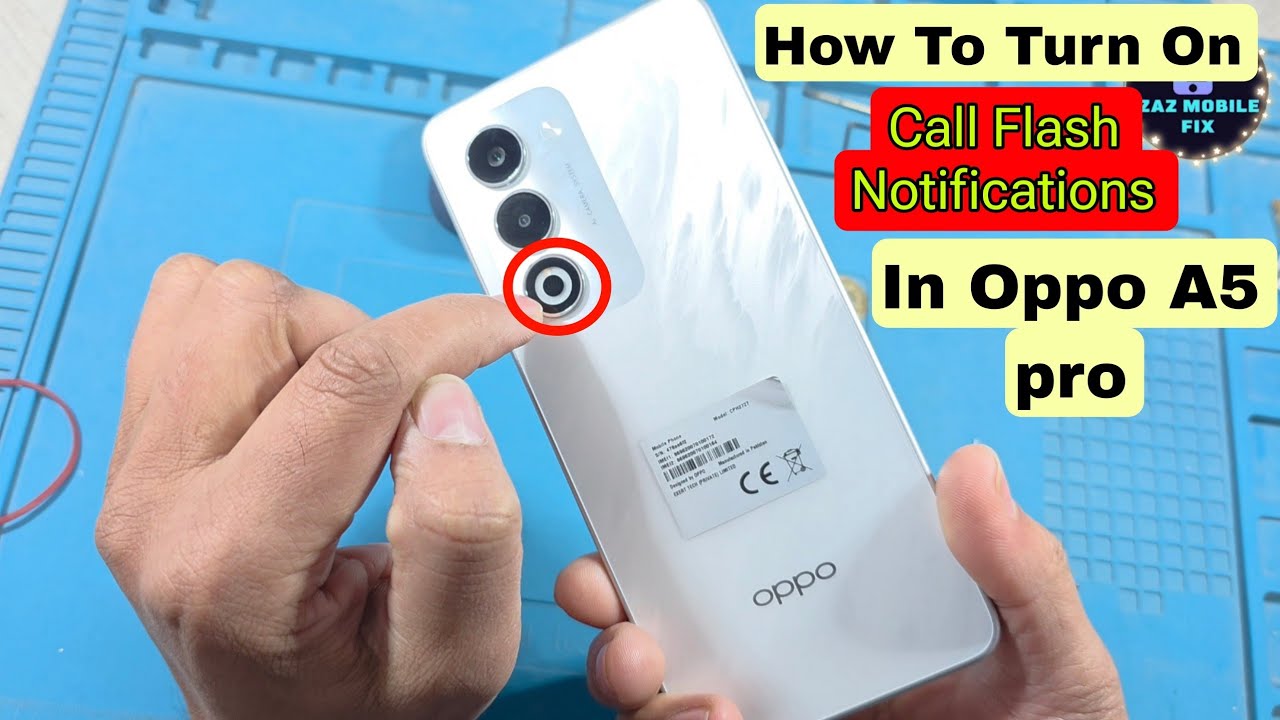 How to Set Call Flash Light in Oppo A5 Pro | Oppo A5 Pro call flashlight on kaise kare.