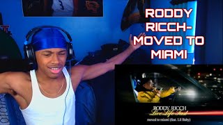 THIS DIFFERENT🤨RODDY RICCH- MOVED TO MIAMI FT LIL BABY(OFFICIAL AUDIO) REACTION🔥