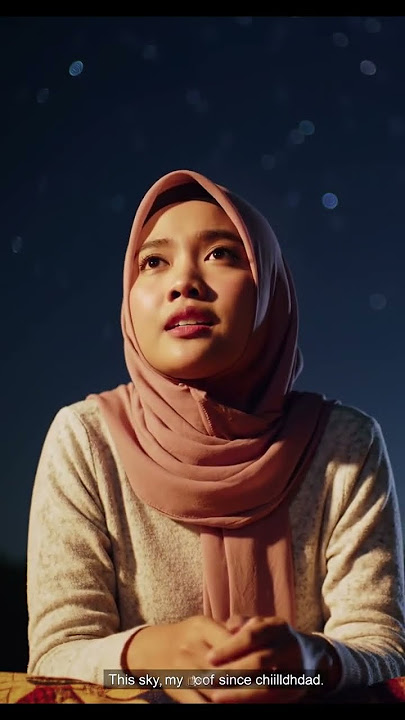 menatap indahnya malam yang penuh dengan bintang #bintang #malam #veo #ai