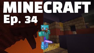 MC Ep. 34: Základy Nether metra a zase vykopávky.