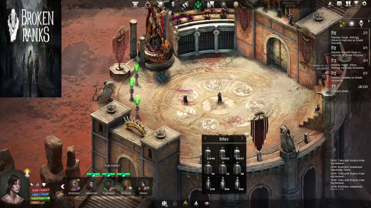 BrokenRanks Arenka T4 bez last + drop