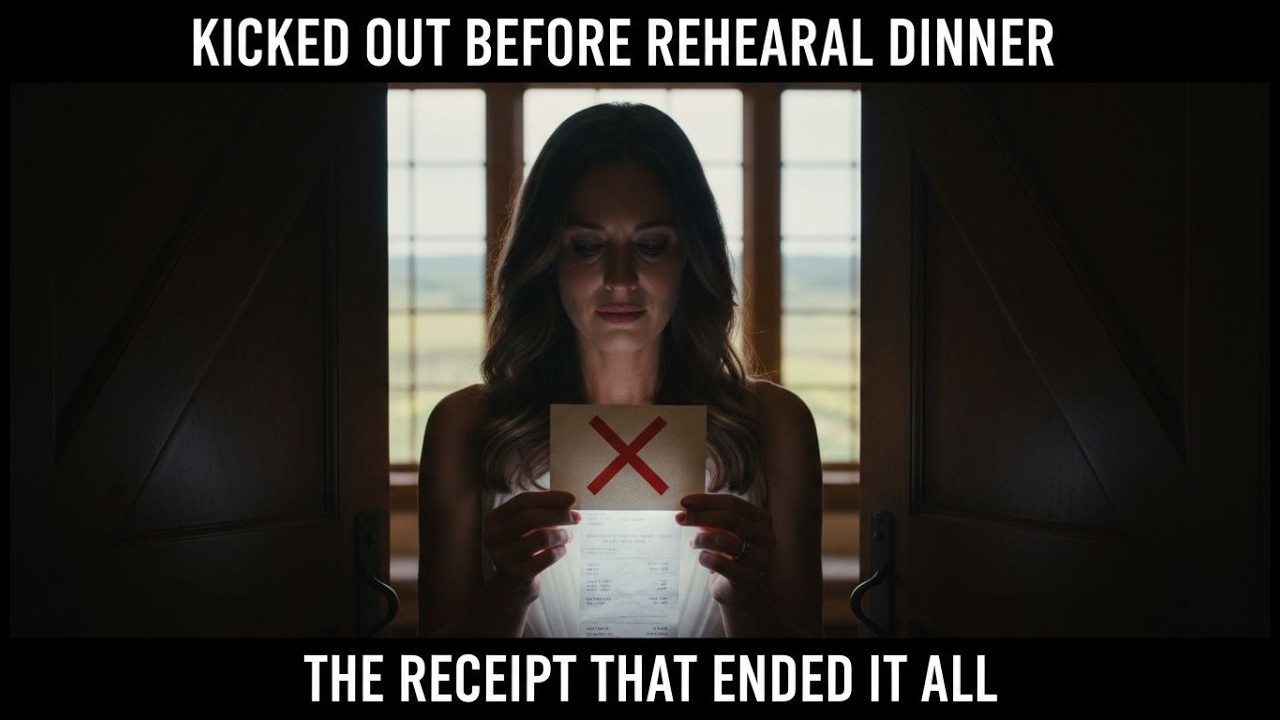 Kicked Out Before Rehearsal Dinner: The Receipt That Ended Their Fairy Tale
