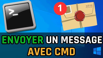 Comment envoyer un message à un autre utilisateur sur le même réseau avec CMD sous Windows