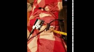 First video testing the distance sensor