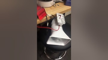 Motion Activated Audio Message through CCTV Surviellance Camera Speaker Horn