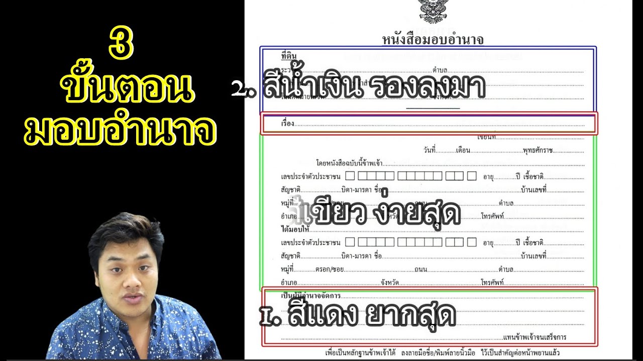 s หนังสือ มอบ อํา นา จ 2022 Update คุยกับกัน EP10 #มอบอำนาจ #ไม่ไปสำนักงานที่ดินก็โอนได้ 3วิธีมอบอำนาจ #วิธีเขียนใบมอบอำนาจโอนที่ดิน