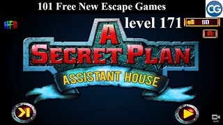 101 Free New Escape Games level 171 - A Secret Plan ASSISSTANT HOUSE - Complete Game screenshot 3