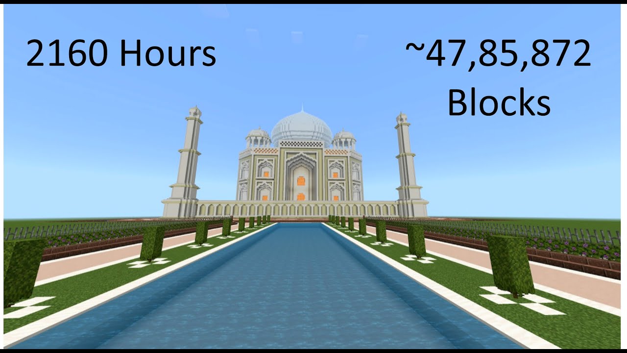 I built the Taj Mahal in Minecraft - YouTube