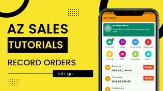 5,  AZ Sales Tutorials - Records Orders screenshot 3