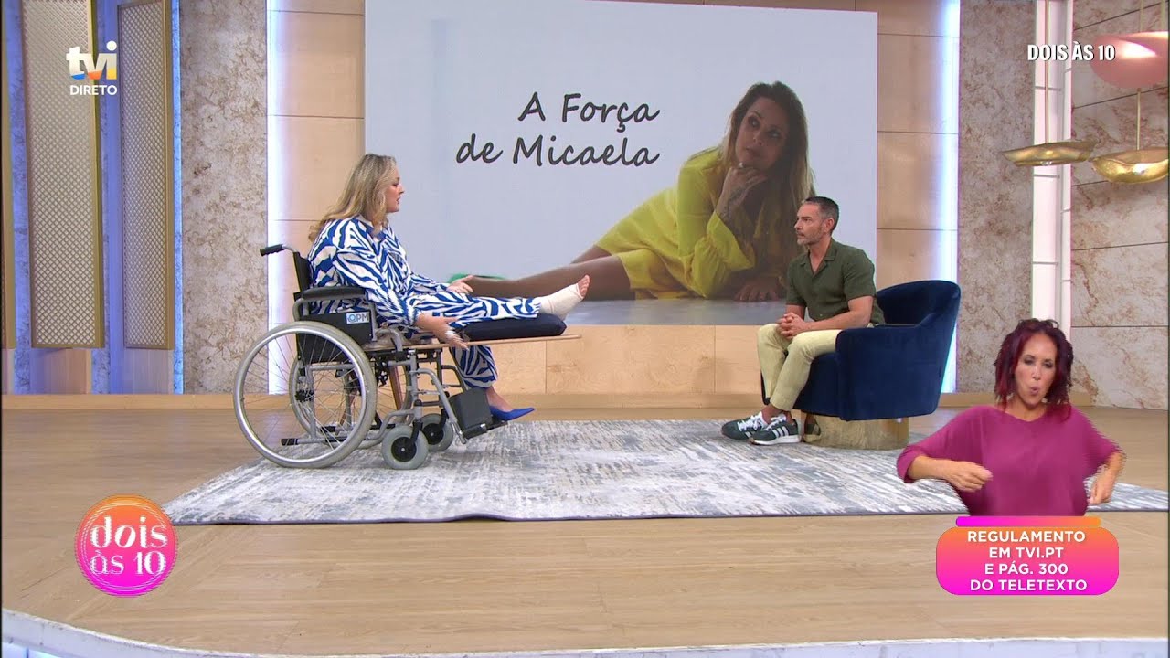 A aparatosa queda que deixou Micaela numa cadeira de rodas | Dois ás 10