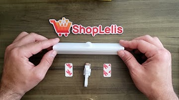 Luz Led com Sensor de Movimento (Recarregável e Sem fio) | Shop Lelis