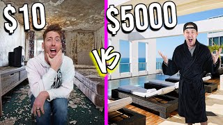 $10 VS $5,000 HOTELS! *Budget Challenge* screenshot 4