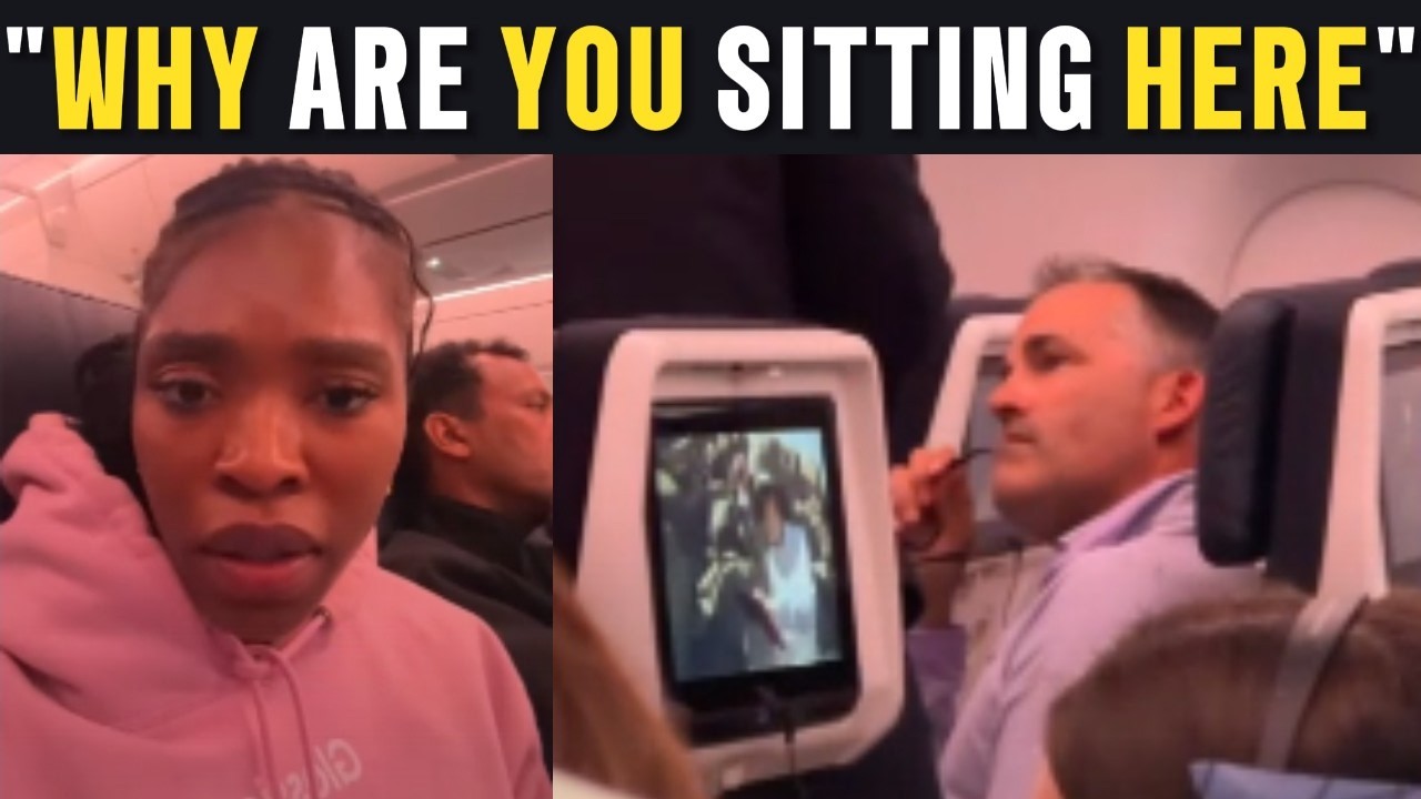 Белый мужчина отказался сидеть рядом с чернокожей женщиной на рейсе из Франции!!