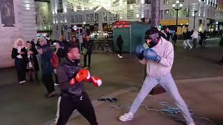 Self Taught Boxer vs Rookie boxer technical Sparring