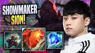 SHOWMAKER IS A GOD WITH SION! - DK ShowMaker Plays Sion MID vs Twisted Fate! | Season 2023